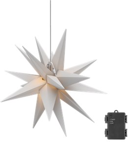 LED Christmas Star 3D, Ø 56 cm, battery-operated