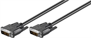 DVI-D Full HD Cable Single Link, nickel-plated