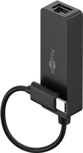 USB-C™-Ethernet-Adapter, schwarz USB-C™-Ethernet-Adapter, schwarz
