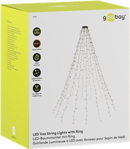 400 LED Tree String Lights with Ring
