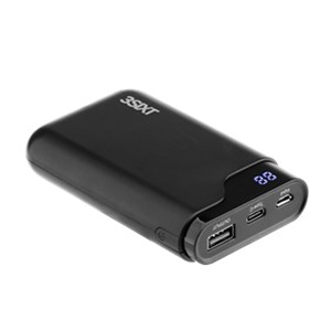 JetPak LED 6.000mAh handy power bank with USB-C ™ and USB-A connector