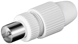 Coaxial Quick Plug with Clamp Fixing