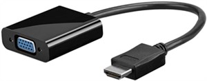 HDMI™/VGA Adapter, nickel-plated