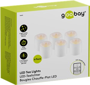 Set of 6 LED Tea Lights