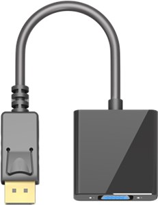DisplayPort-to-VGA Adapter 1.1, 0.15 m