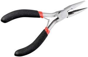 Needle-Nose Pliers with Half-Round Tip, 125 mm