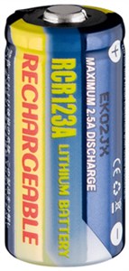 CR123A () - 500 mAh Battery, 1 pc. cardboard box