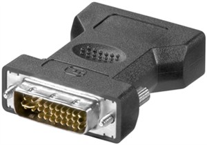 Analogue DVI-I/VGA Adapter, gold-plated