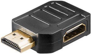 HDMI™ Angled Adapter 270° Horizontal, 4K @ 60 Hz, Gold-Plated