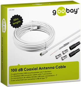 100 dB Coaxial Antenna Cable Set