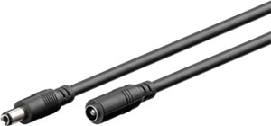 DC-Verlängerungskabel, 5 m, schwarz DC-Verlängerungskabel, 5 m, schwarz