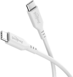 USB-C™-Silikonkabel, 1,5 m, weiß USB-C™-Silikonkabel, 1,5 m, weiß