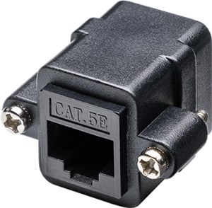 RJ45 Mounting Adapter with Mounting Flange
