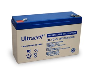 Lead acid battery 6 V, 12 Ah (UL12-6)