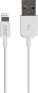 Lightning charging and sync cable (white) (3S-0372) USB A -> Apple Lightning