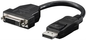 DisplayPort™/DVI-D Adapter Cable 1.2, nickel-plated