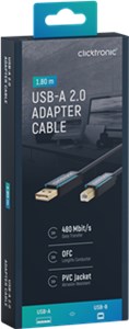 USB-A to USB-B 2.0 Adapter Cable