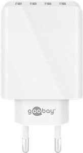4-Way USB Charger (30 W) White