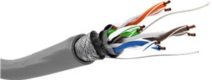 CAT 5e Network Cable, SF/UTP, m, grey