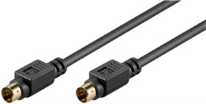 S-Video Connector Cable, Single-shielded