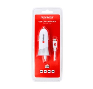 USB Car Charger & Micro USB Cable