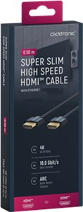 Ultra-Slim High Speed HDMI™ Cable with Ethernet