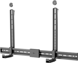 Universal Soundbar Mount for TV Sets, black