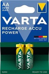AA (Mignon)/HR6 (5716) Rechargeable - 2600 mAh, 2 pc. blister
