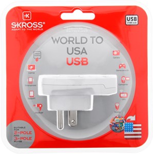 Country Adapter World to USA USB Country Adapter World to USA USB