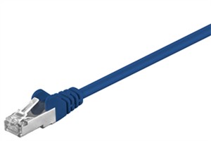 CAT 5e Patch Cable, F/UTP, blue, 3 m