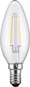 Filament LED Candle, 2.8 W