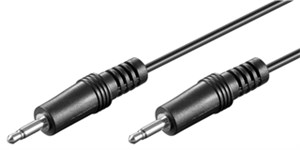 AUX audio connector cable, 3.5 mm mono