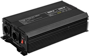 Voltage Converter DC/AC (24V-230V / 2000W) USB