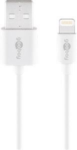 Lightning USB Charging and Sync Cable, 0.5 m, white