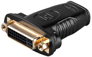 HDMI™/DVI-I Adapter, gold-plated
