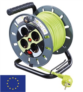 Case reel with cable routing 25 m