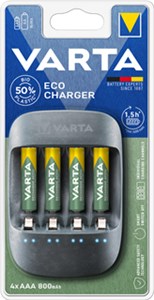 Eco Charger (Type 57680) incl. 4x AAA 800 mAh
