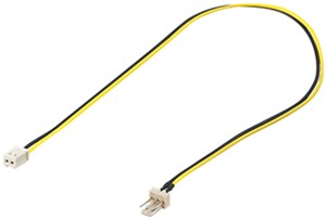 PC Power Cable/Adapter, 3-Pin to 2-Pin
