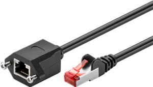 CAT 6 Extension Cable, F/UTP, black