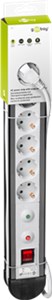 6-Way Surge-Protected Power Strip, 1.4 m