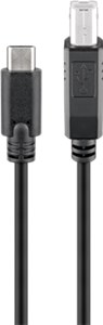 USB-C™ to B Cable, black