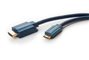 Mini-HDMI™ adapter cable with Ethernet