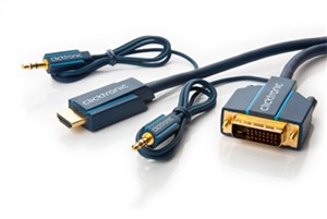HDMI™/DVI and audio adapter cable HDMI™/DVI and audio adapter cable