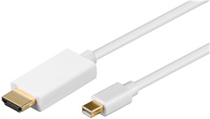 Mini DisplayPort/HDMI™ adapter cable 1.2, gold-plated