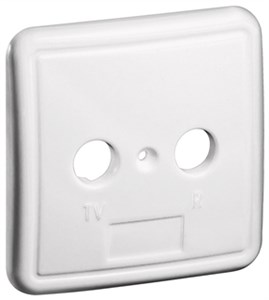2 holes cover plate for antenna wall sockets