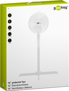 16 inch stand fan with swivel function