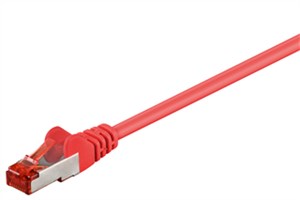 CAT 6 patch cable S/FTP (PiMF), red