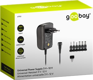 Universal Power Supply (3 V - 12 V max. 18 W / 1.5 A)