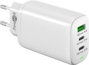 USB-C™ PD 3x Multiport Quick Charger (65 W) white