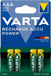 AAA (Micro)/HR03 (5703) Rechargeable - 1000 mAh, 4 pcs. blister